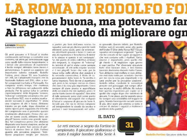 L'intervista a Rodolfo Fortino su Gazzetta Regionale