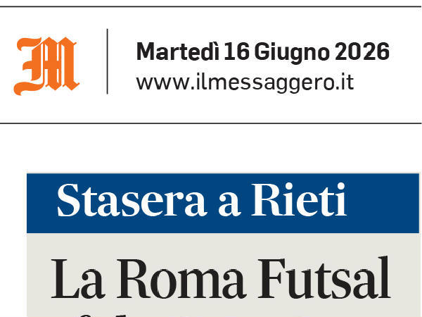 L'articolo su Il Messaggero dedicato alla Roma 1927 Futsal