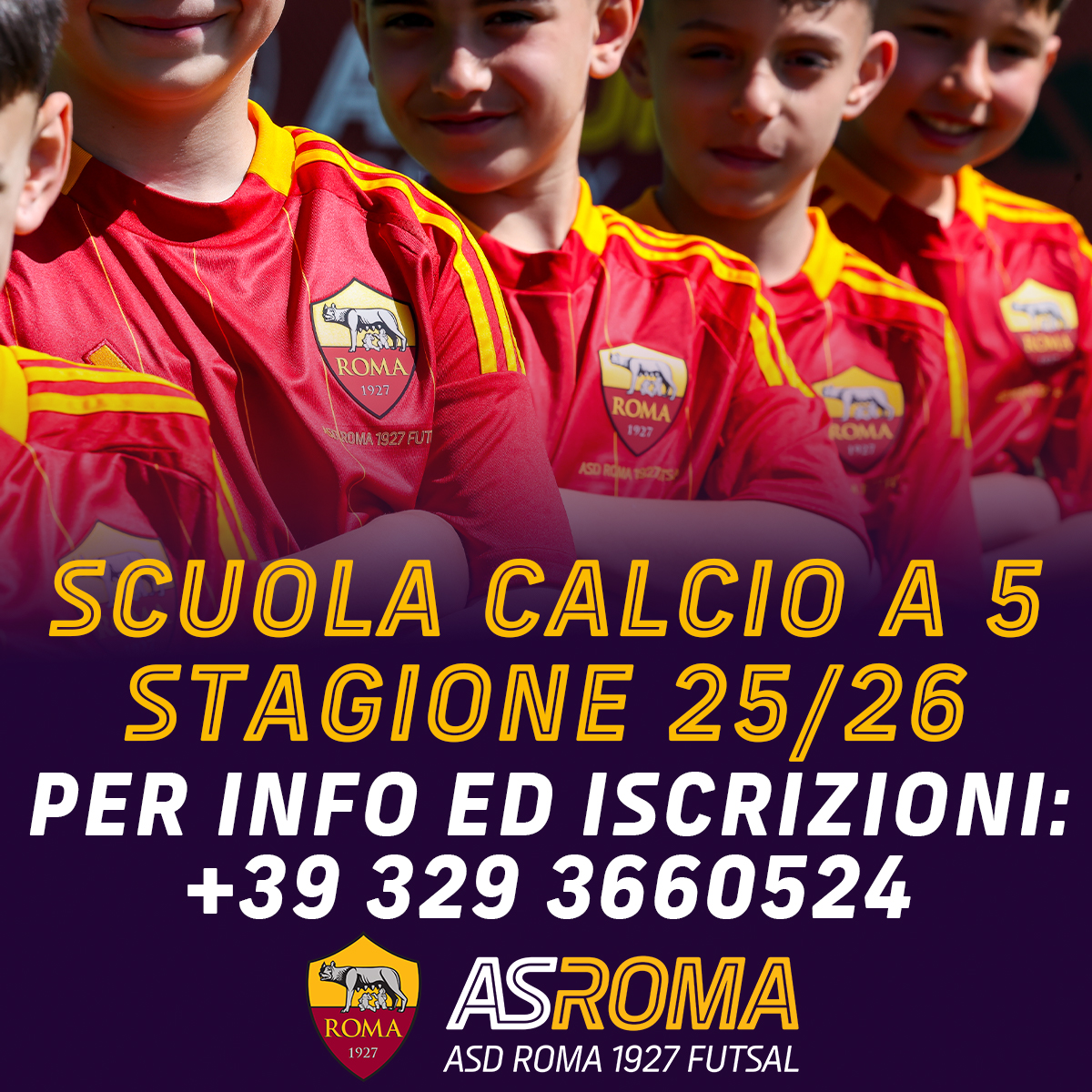 Iscriviti alla nostra Scuola Calcio a 5!
