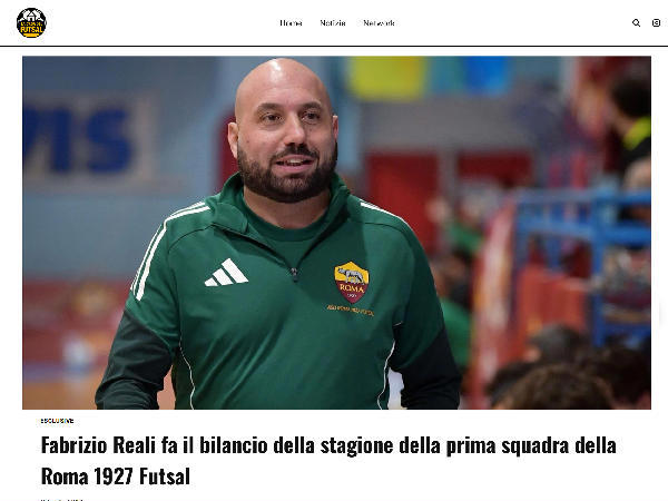 L'intervista al Mister Fabrizio Reali su lacasadelfutsal.it