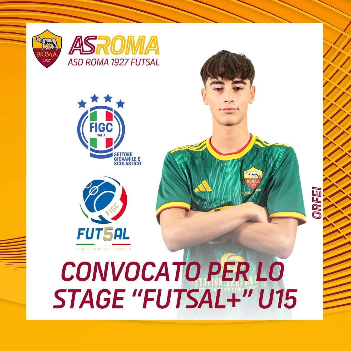 Orfei convocato al 