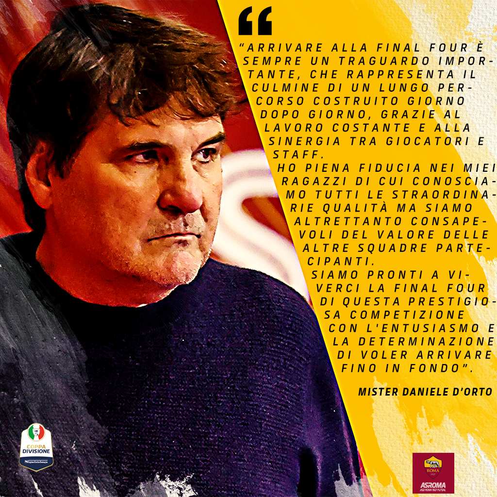 F4 Coppa Divisione: le dichiarazioni di mister D'Orto