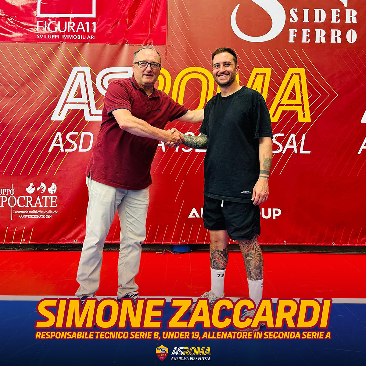 Simone Zaccardi è il nuovo Responsabile Tecnico di Serie B, Under 19 e Allenatore in seconda della Serie A 