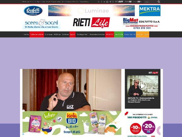 L'articolo su RietiLife.it dedicato alla Roma 1927 Futsal