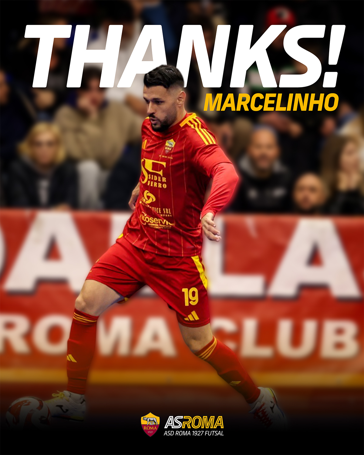 Il Club e Marcelinho ai saluti 