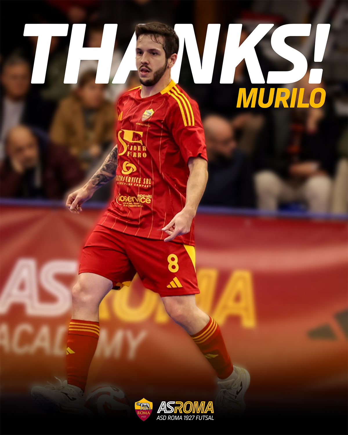Il Club e Murilo ai saluti 