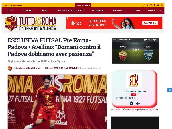 L'intervista a Luciano Avellino su TuttoASRoma