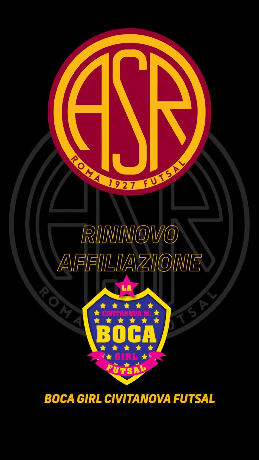 Rinnovo accordo di Affiliazione con La Boca Girl Civitanova Futsal